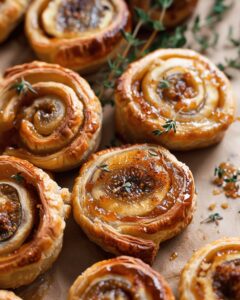 Fig and Goat Cheese Pinwheels Recipe