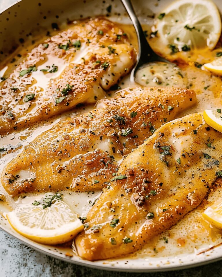 Crispy Pan-Seared Tilapia with Lemon Cream Sauce Recipe