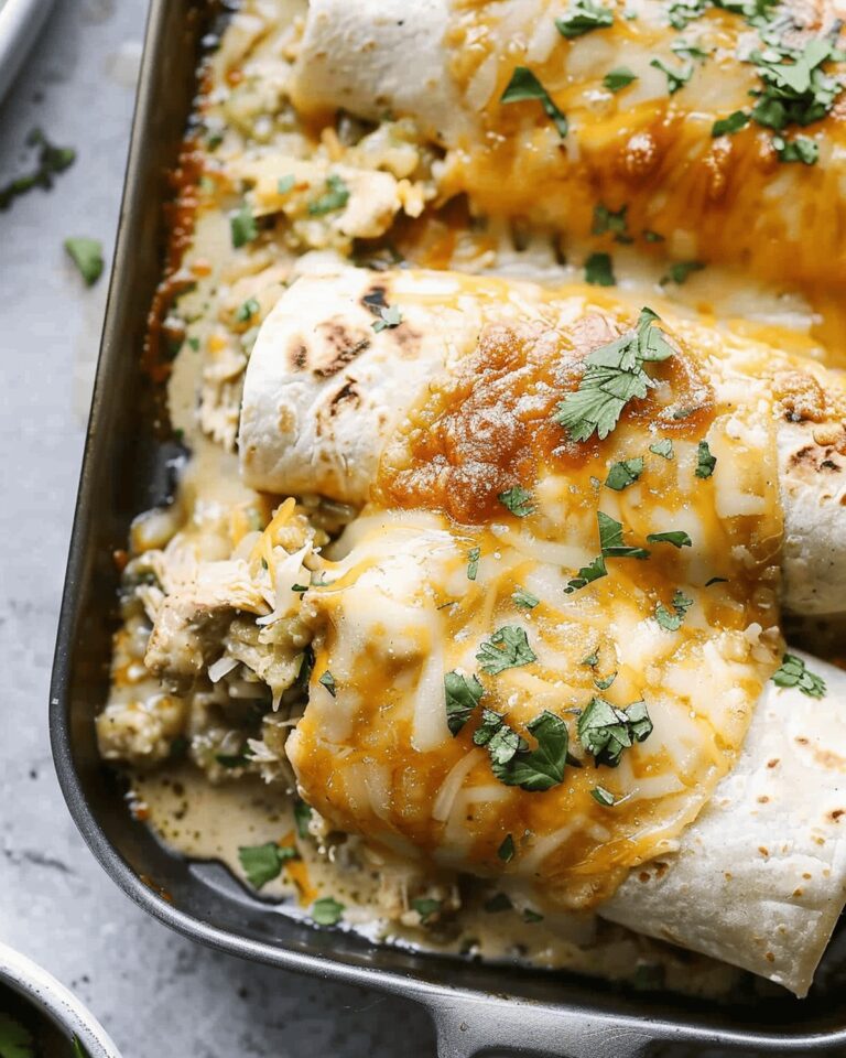 Smothered Chile Chicken Burritos Recipe
