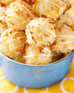 Tropical Lemon Coconut Macaroons Recipe