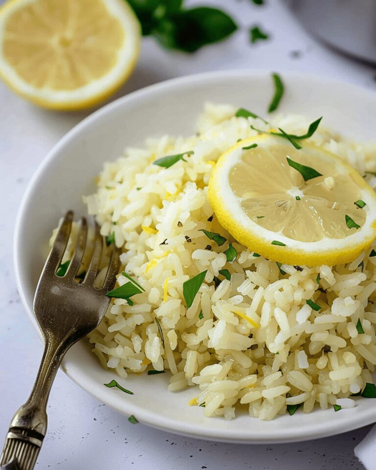 Tangy Greek Lemon Rice Recipe