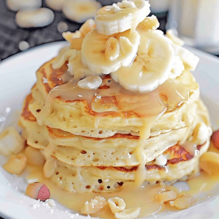 Tropical Coconut Macadamia Pancakes Recipe