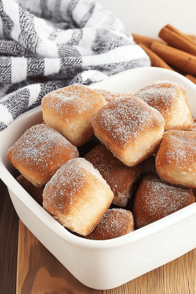 Crispy Air Fryer Biscuit Donut Bites Recipe