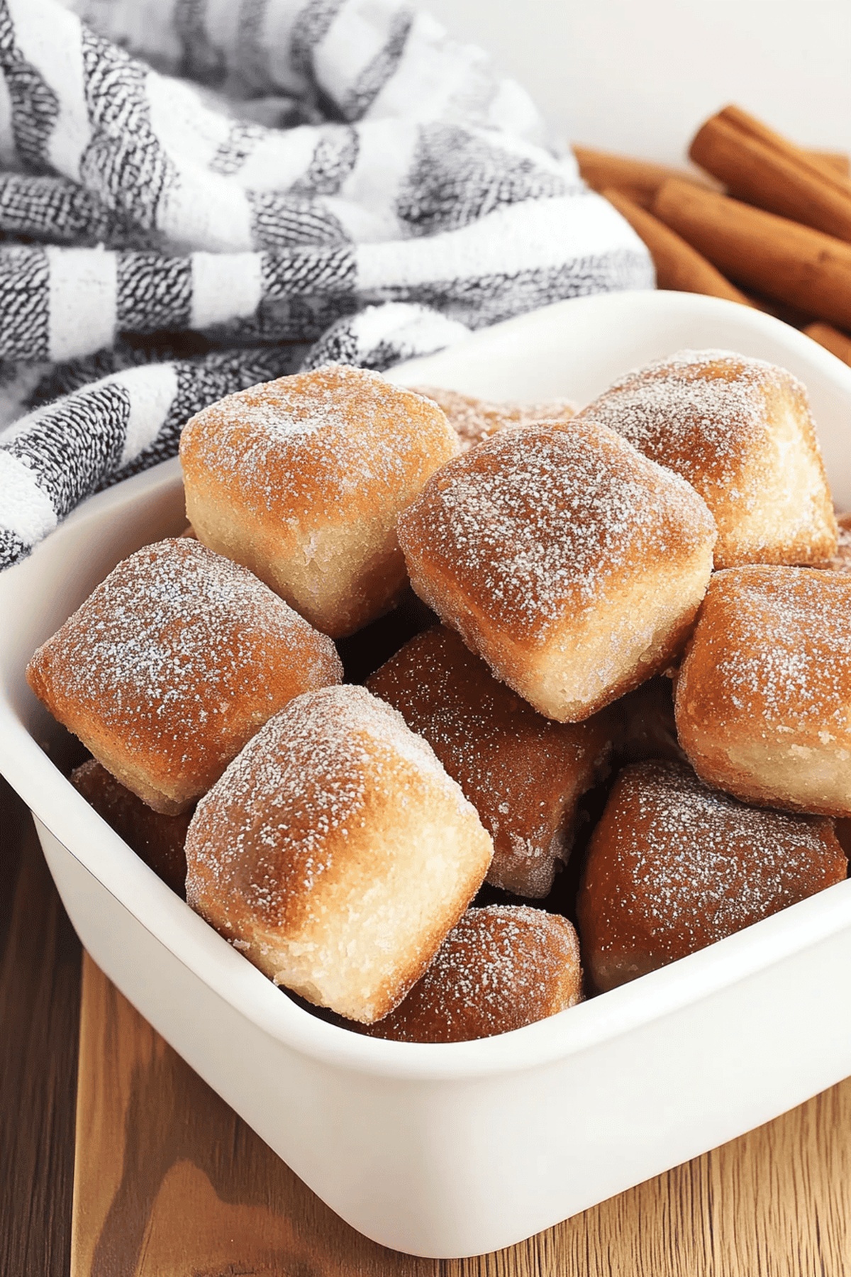 Crispy Air Fryer Biscuit Donut Bites Recipe