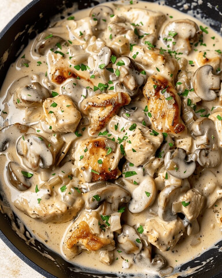 Velvety Chicken Stroganoff Recipe