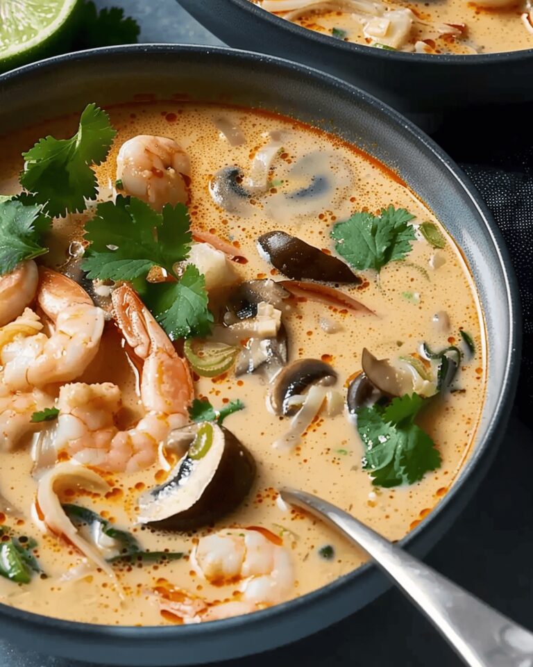 Silky Thai Coconut Soup Recipe