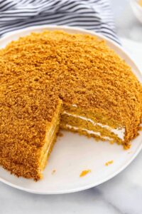 Rustic Russian Honey Cake Recipe