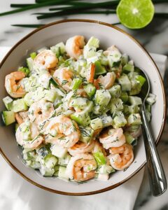 Cool Cucumber Shrimp Salad Recipe