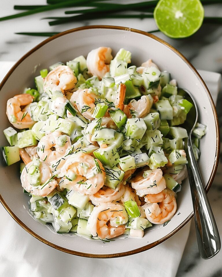 Cool Cucumber Shrimp Salad Recipe