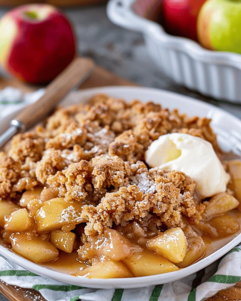 Rustic Apple Crumble Recipe