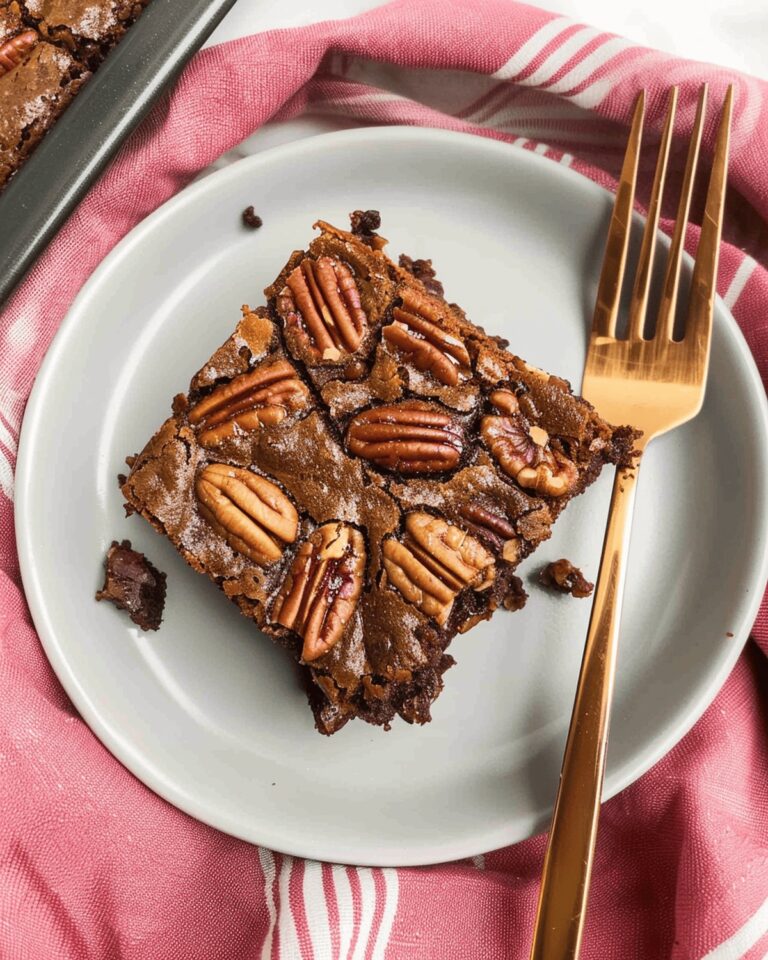 Gooey Pecan Pie Brownies Recipe