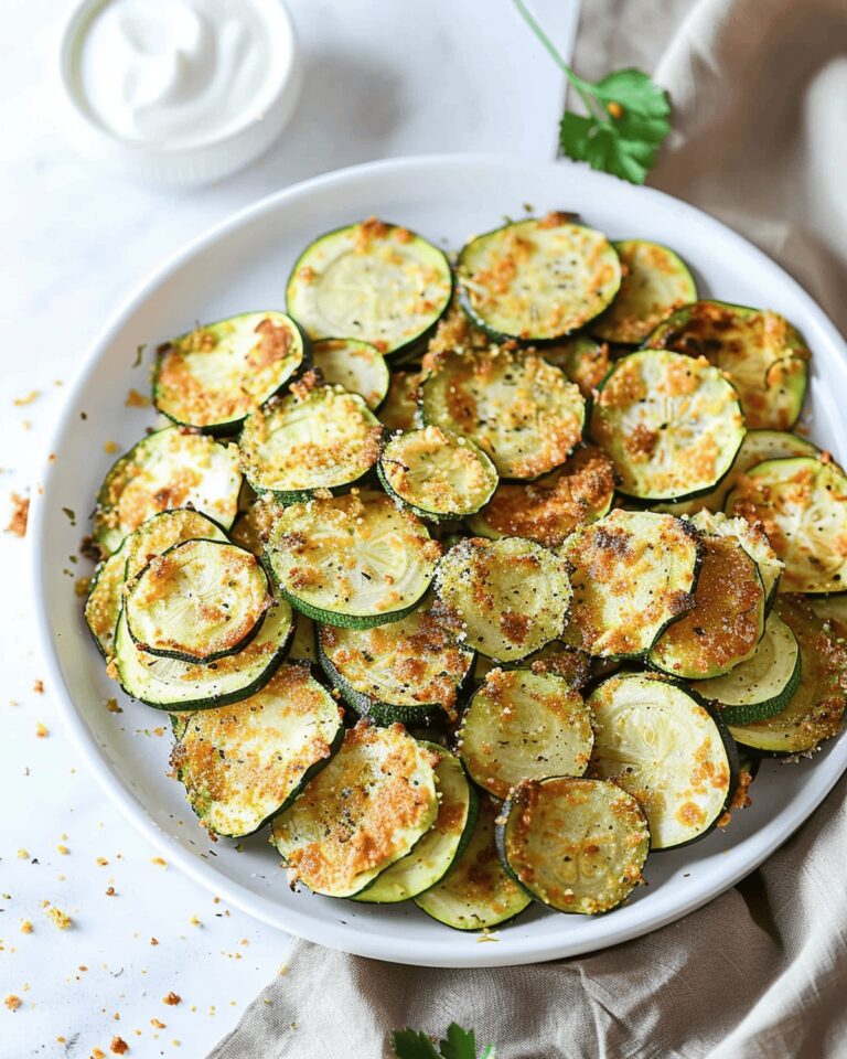 Crunchy Baked Zucchini Chips Recipe
