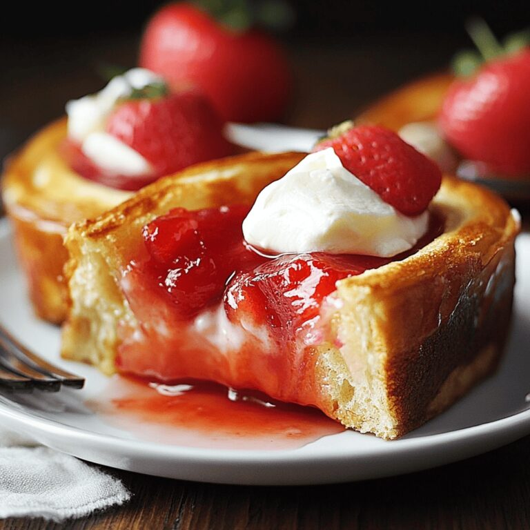 Dreamy Strawberry Cheesecake Stuffed French Toast Recipe