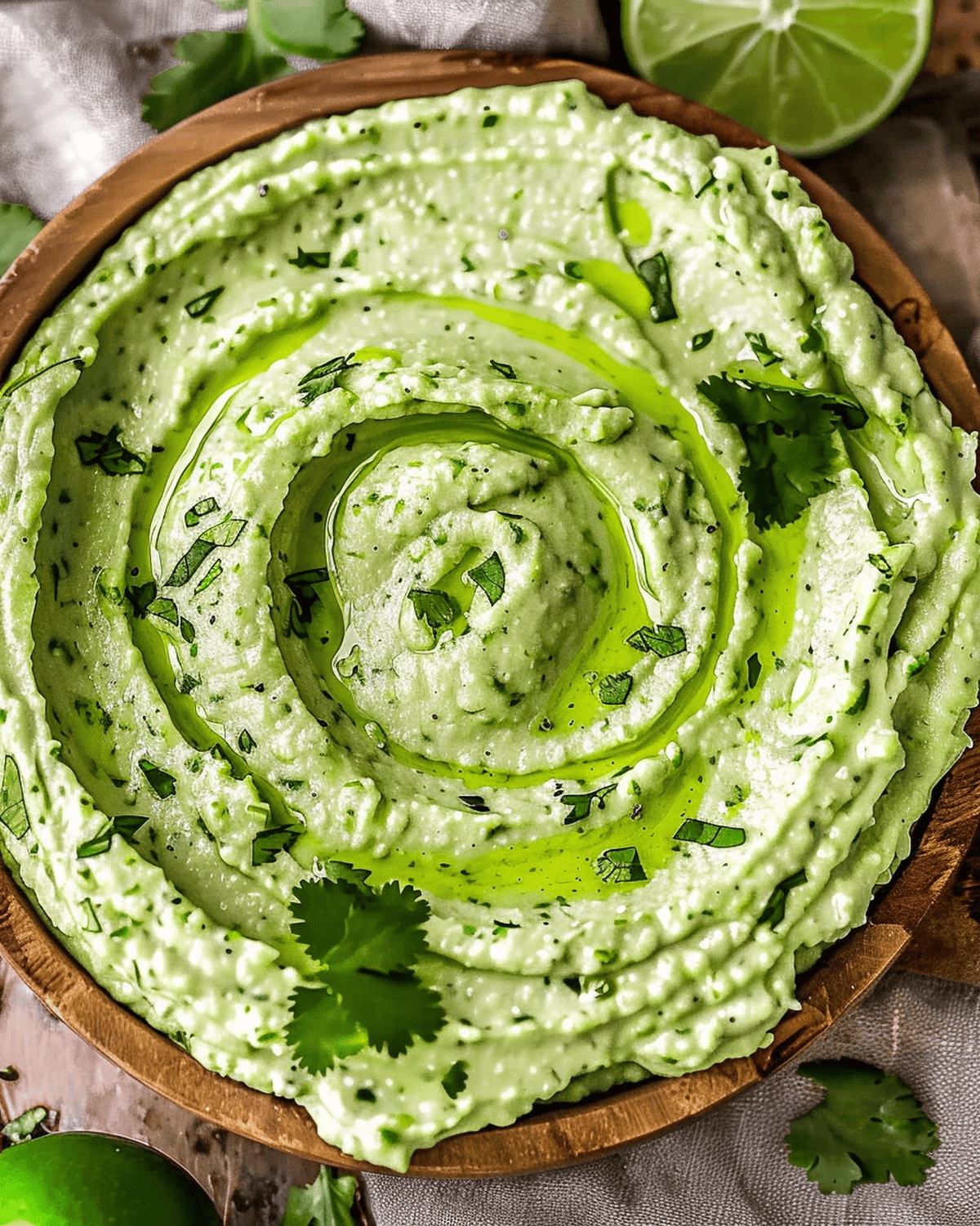 Vibrant Cilantro Lime Hummus Recipe