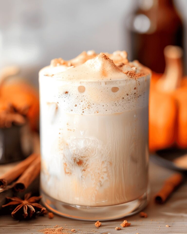Velvety Iced Pumpkin Cream Chai Tea Latte Recipe