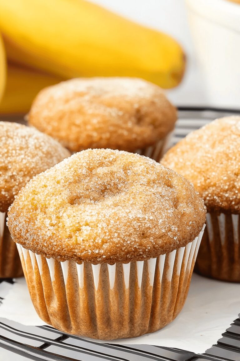 Moist Cinnamon Banana Bread Muffins Recipe