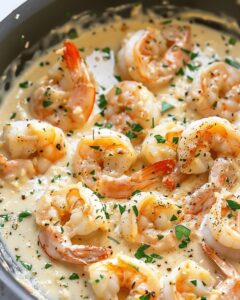 Silky Garlic Shrimp With Parmesan (Low Carb) Recipe