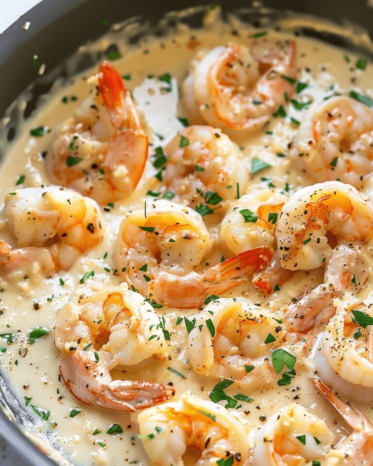 Silky Garlic Shrimp With Parmesan (Low Carb) Recipe