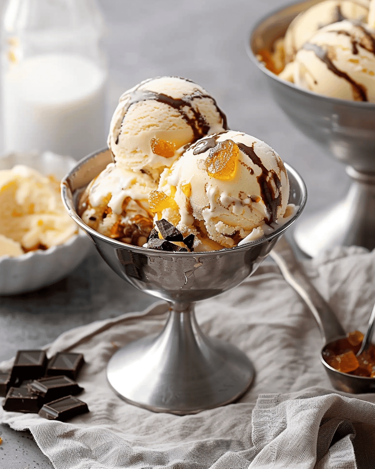 Candied Orange Ice Cream Recipe