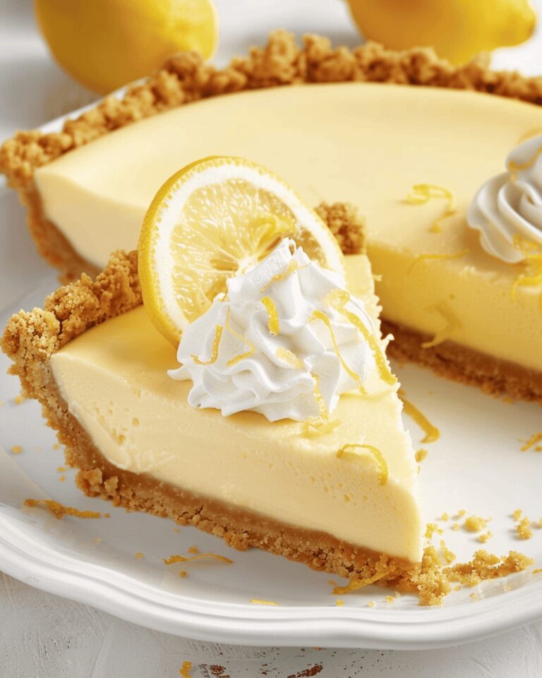 Silky Condensed Milk Lemon Pie Recipe