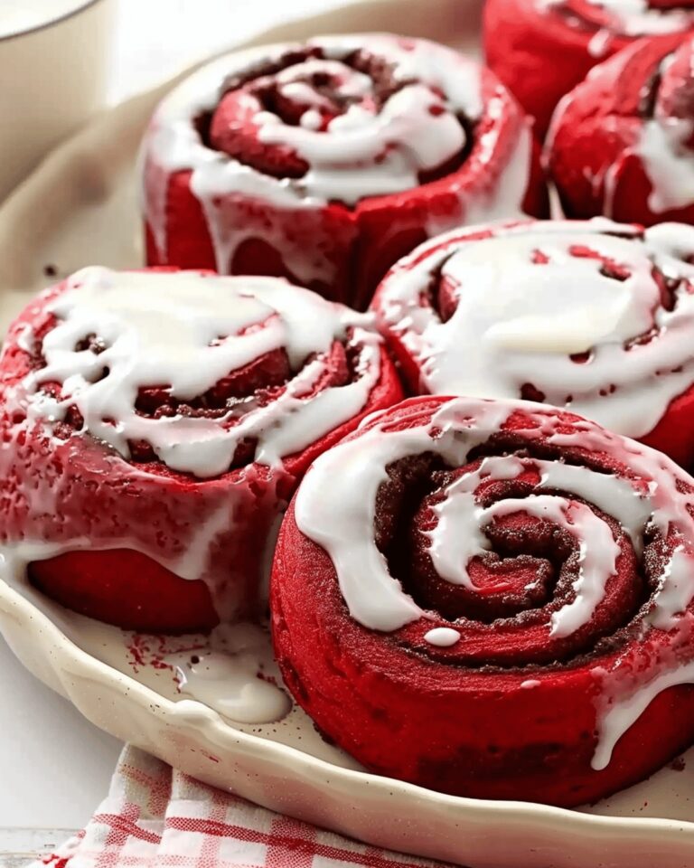 Indulgent Red Velvet Cinnamon Rolls Recipe
