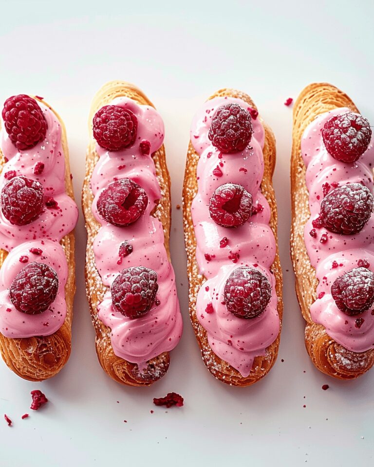Silky Raspberry and Cream Clairs Recipe