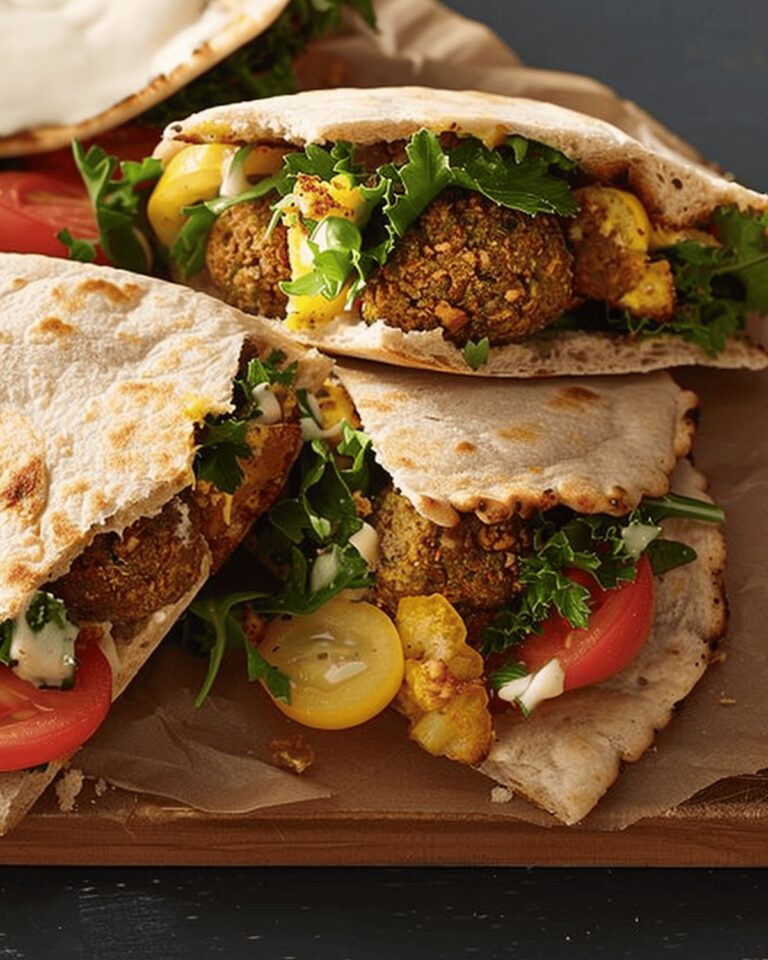 Baked Falafel Sandwiches Recipe