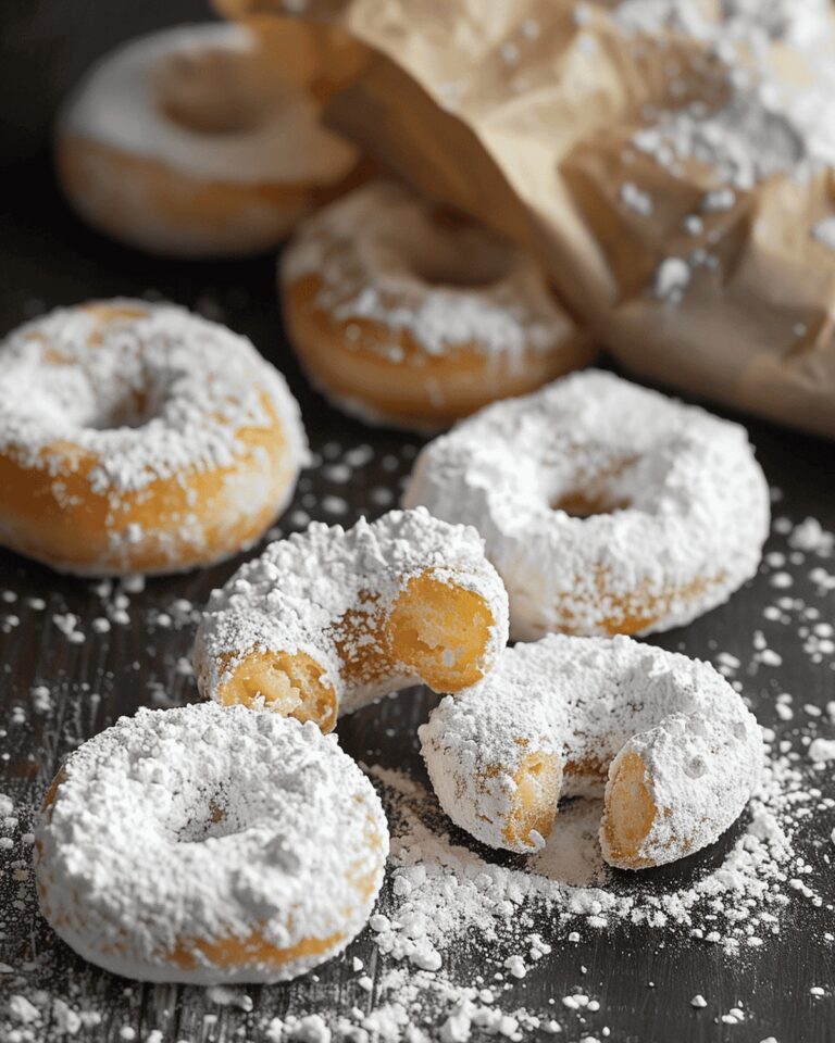 Mini Powdered Sugar Doughnuts Recipe