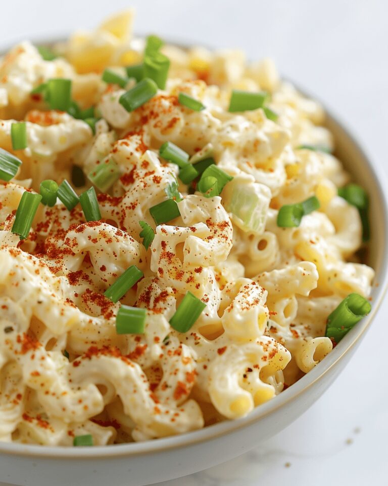 Tangy Deviled Egg Pasta Salad Recipe