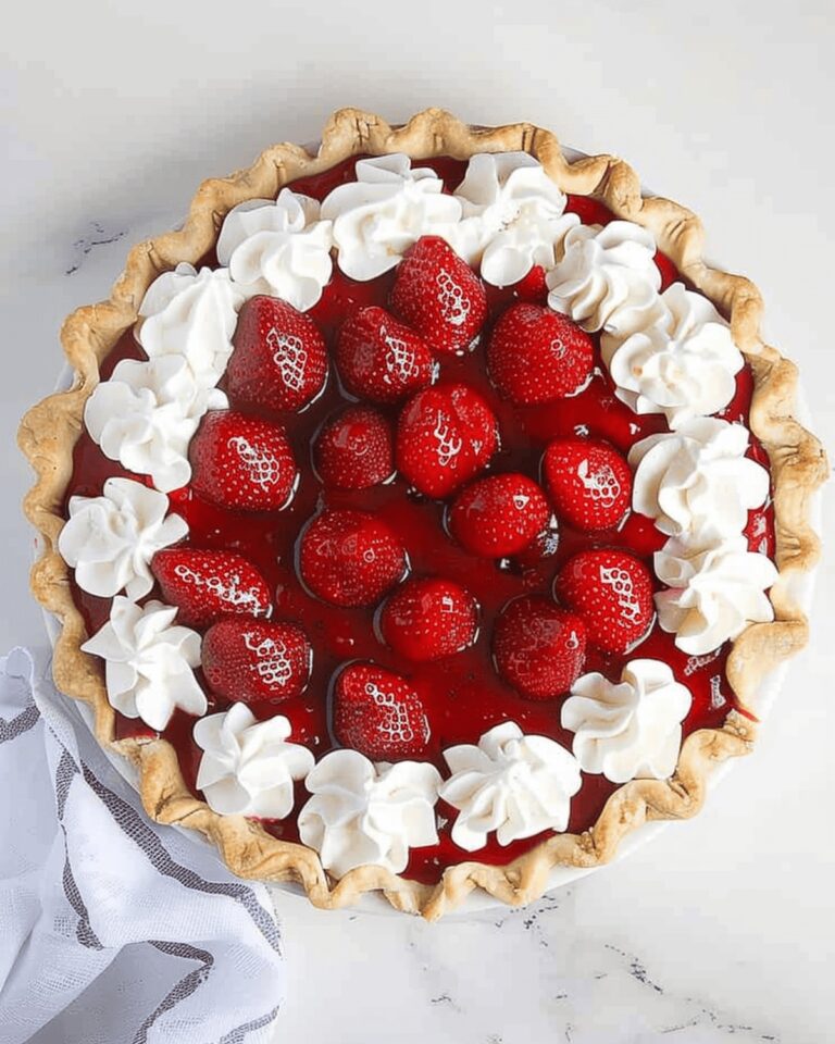 Velvety Strawberry Cream Pie Recipe