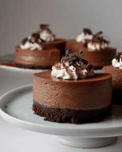 Eggless Chocolate Mousse Cake Recipe