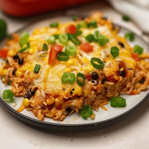 Healthy Chicken Taco Casserole Recipe