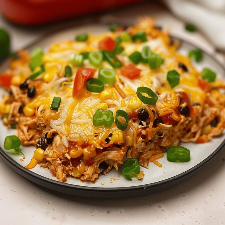 Healthy Chicken Taco Casserole Recipe