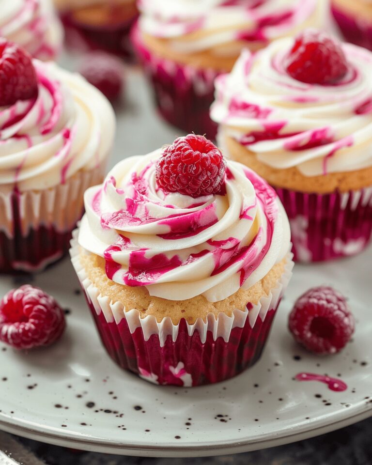 Raspberry Swirl Cupcakes Recipe