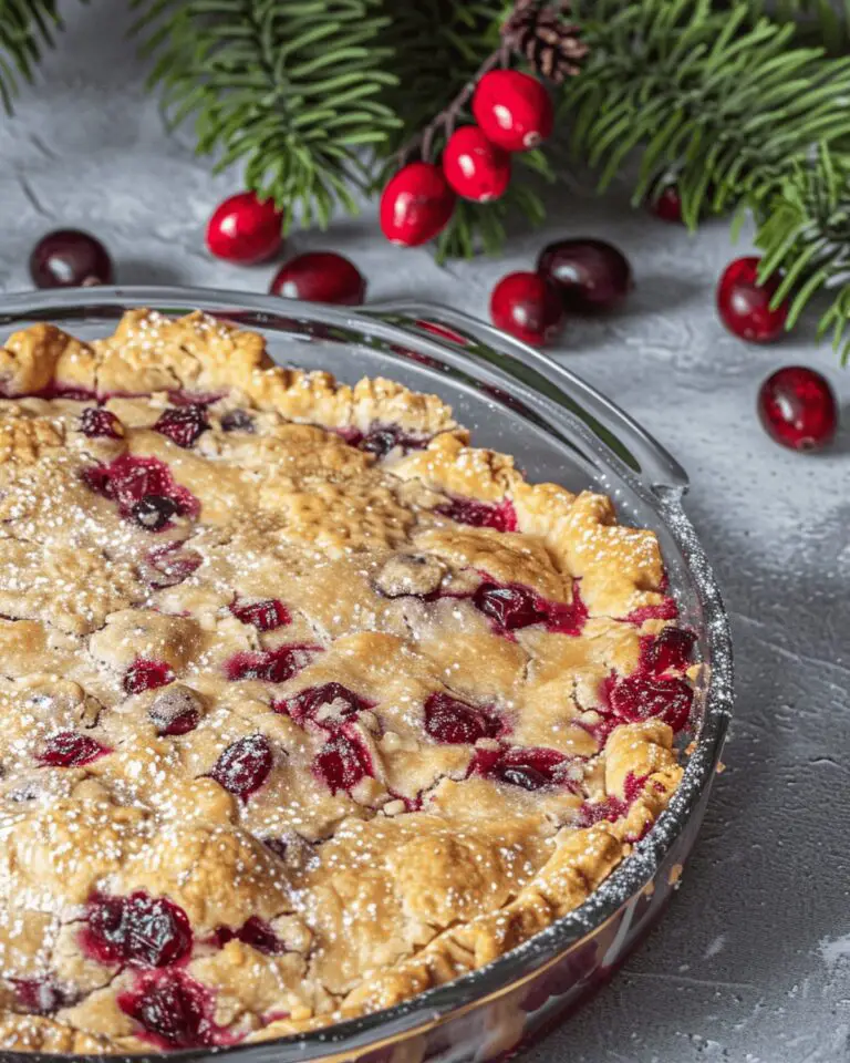 Sweet Nantucket Cranberry Pie Recipe
