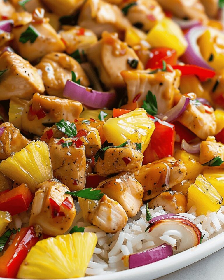 Tropical Hawaiian Chicken Sheet Pan Recipe