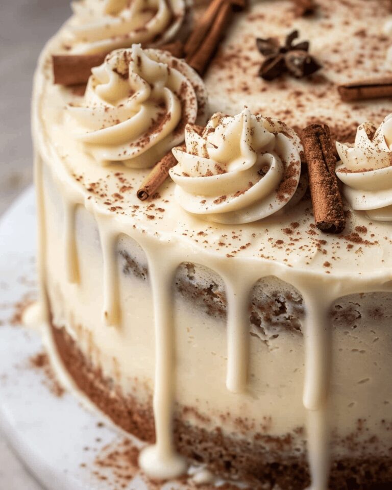 Cozy Spice Cake with Eggnog Buttercream Recipe