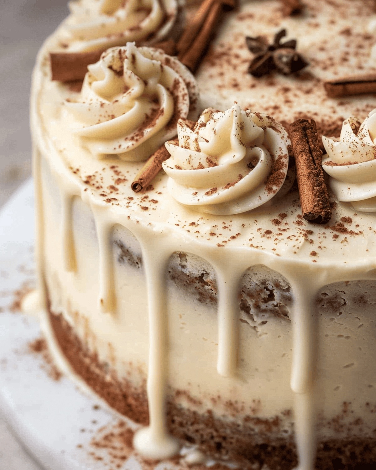 Cozy Spice Cake with Eggnog Buttercream Recipe