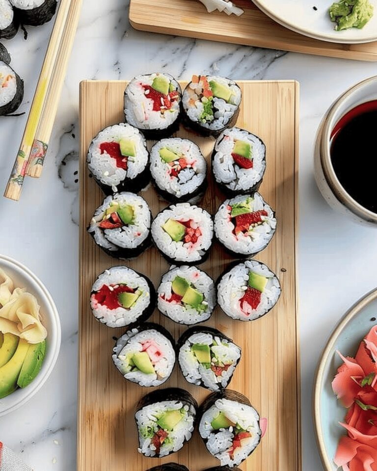 Chioggia Beet And Avocado Sushi Rolls Recipe