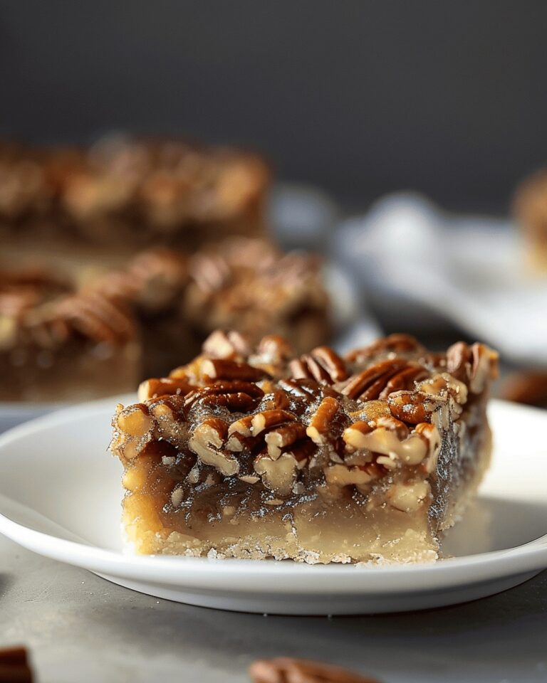 Gooey Pecan Pie Bars Recipe