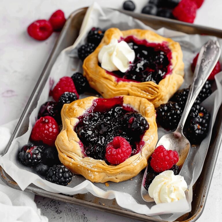 Elegant Mixed Berry Puff Pastry Tarts Recipe