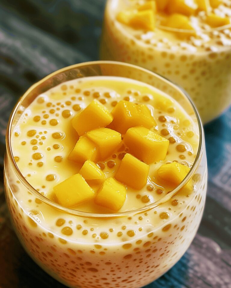 Silky Mango Sago Recipe