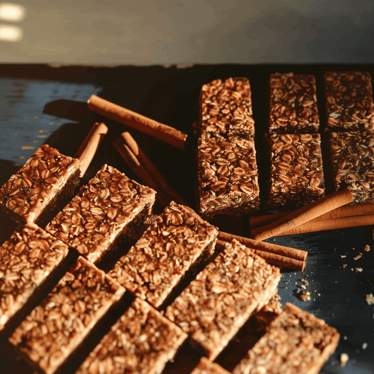 Cinnamon Oatmeal Granola Bars Recipe