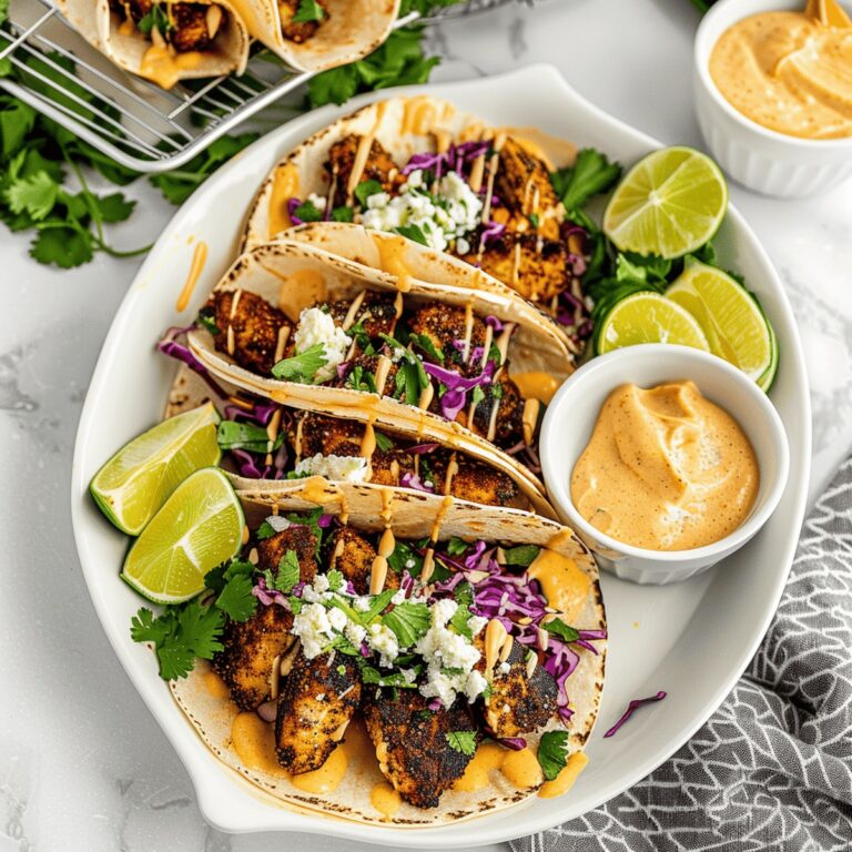 Blackened Fish Tacos Recipe