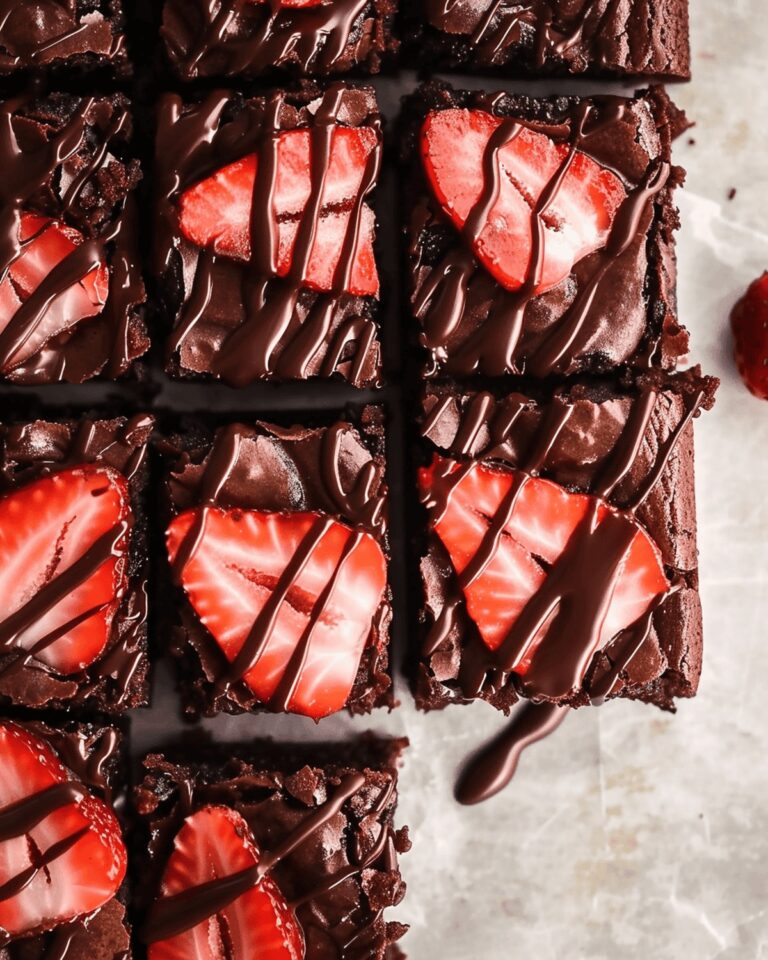 Chocolate Strawberry Brownies Recipe