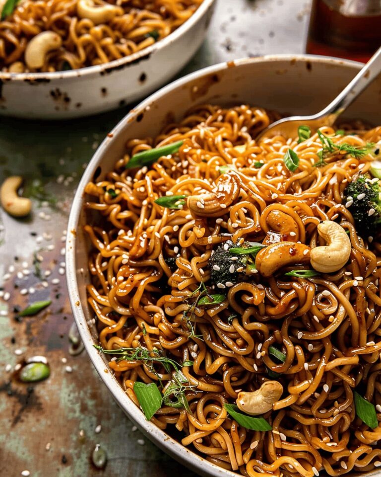 Quick Honey Ginger Sesame Noodles Recipe