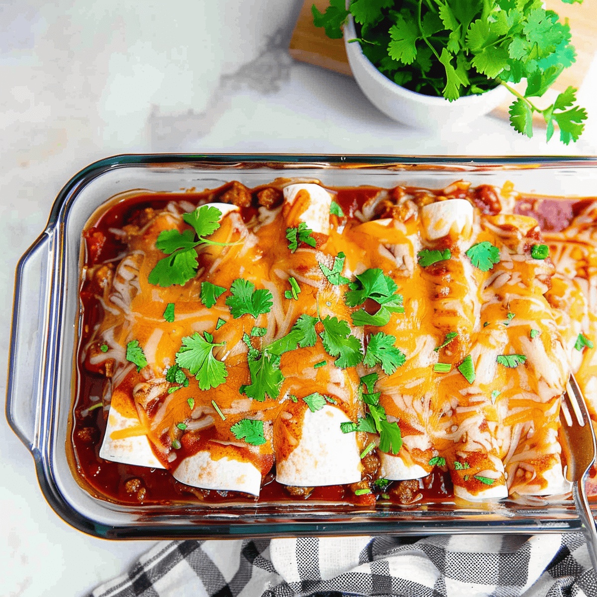 Sizzling Chicken Enchiladas Recipe