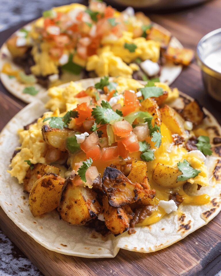 Hearty Potato, Egg, and Cheese Breakfast Tacos Recipe