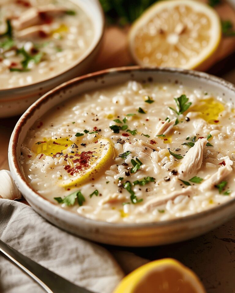 Comforting Lemon Chicken & Rice Soup Recipe