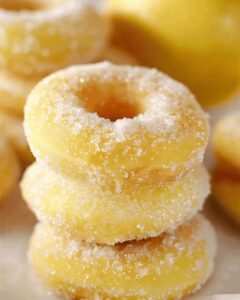 Lemon Sugar Baked Donuts Recipe